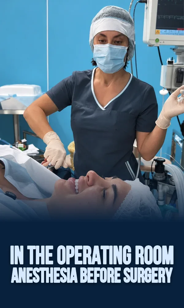 In the operating room: anaesthesia before a tummy tuck