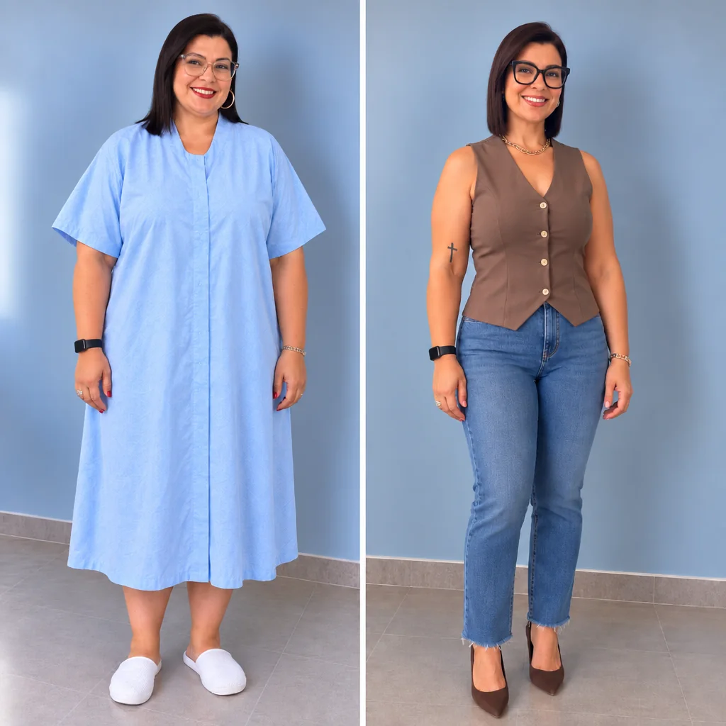 Valentina, 23 — before and after bariatric surgery