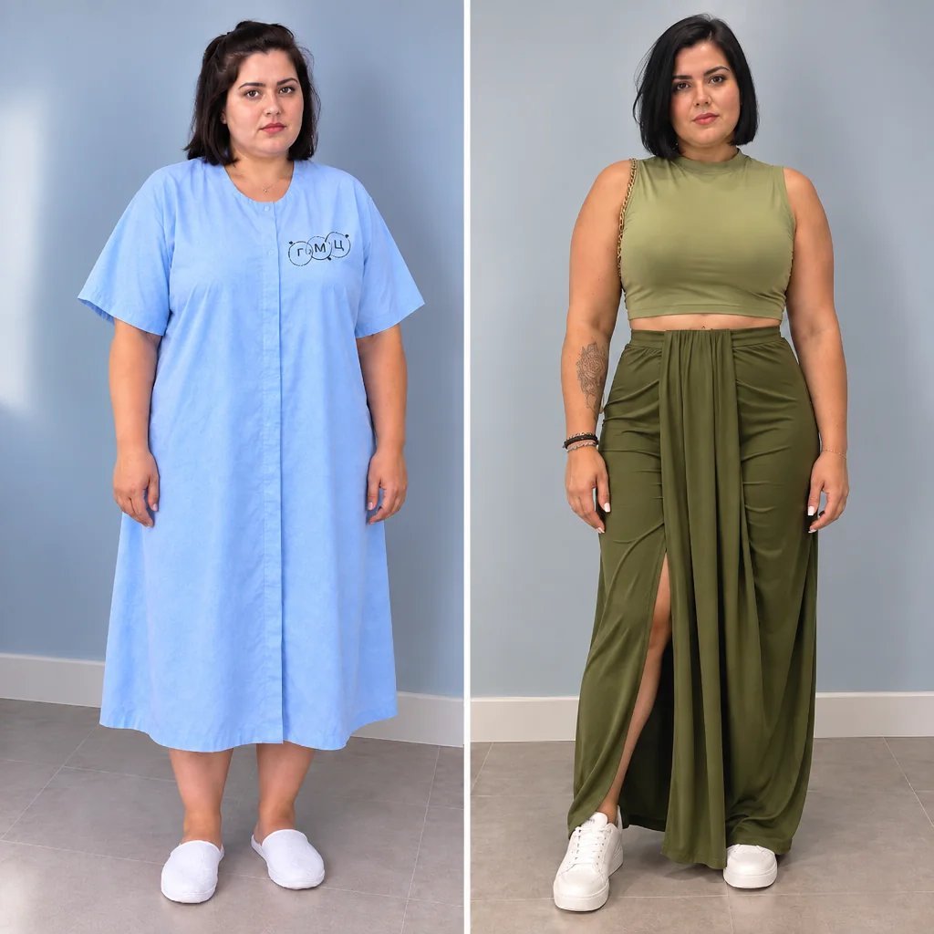 Anna, 27 — before and after bariatric surgery