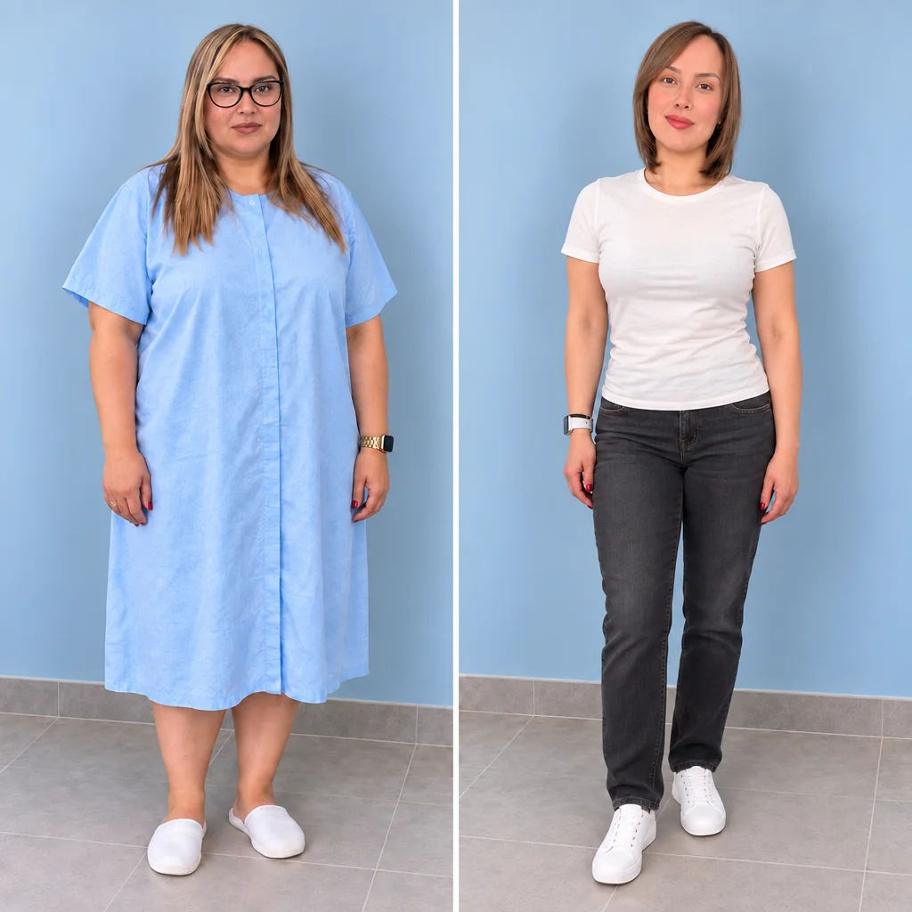 Kristina, 23 — before and after bariatric surgery