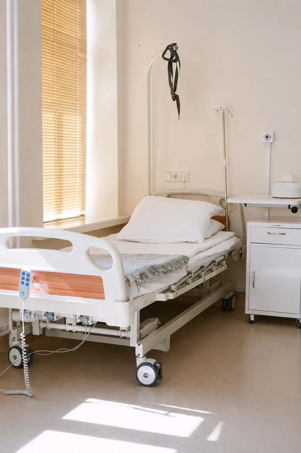 A hospital ward at the clinic