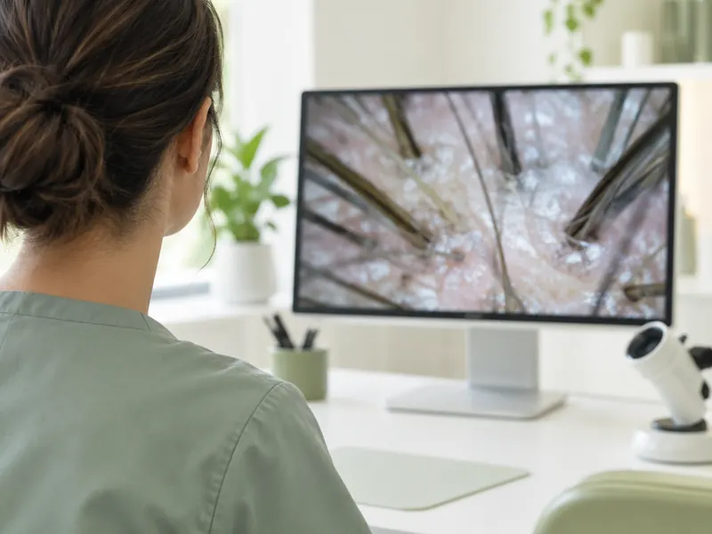 Medicininis gydymas, kai plaukai slenka ilgai