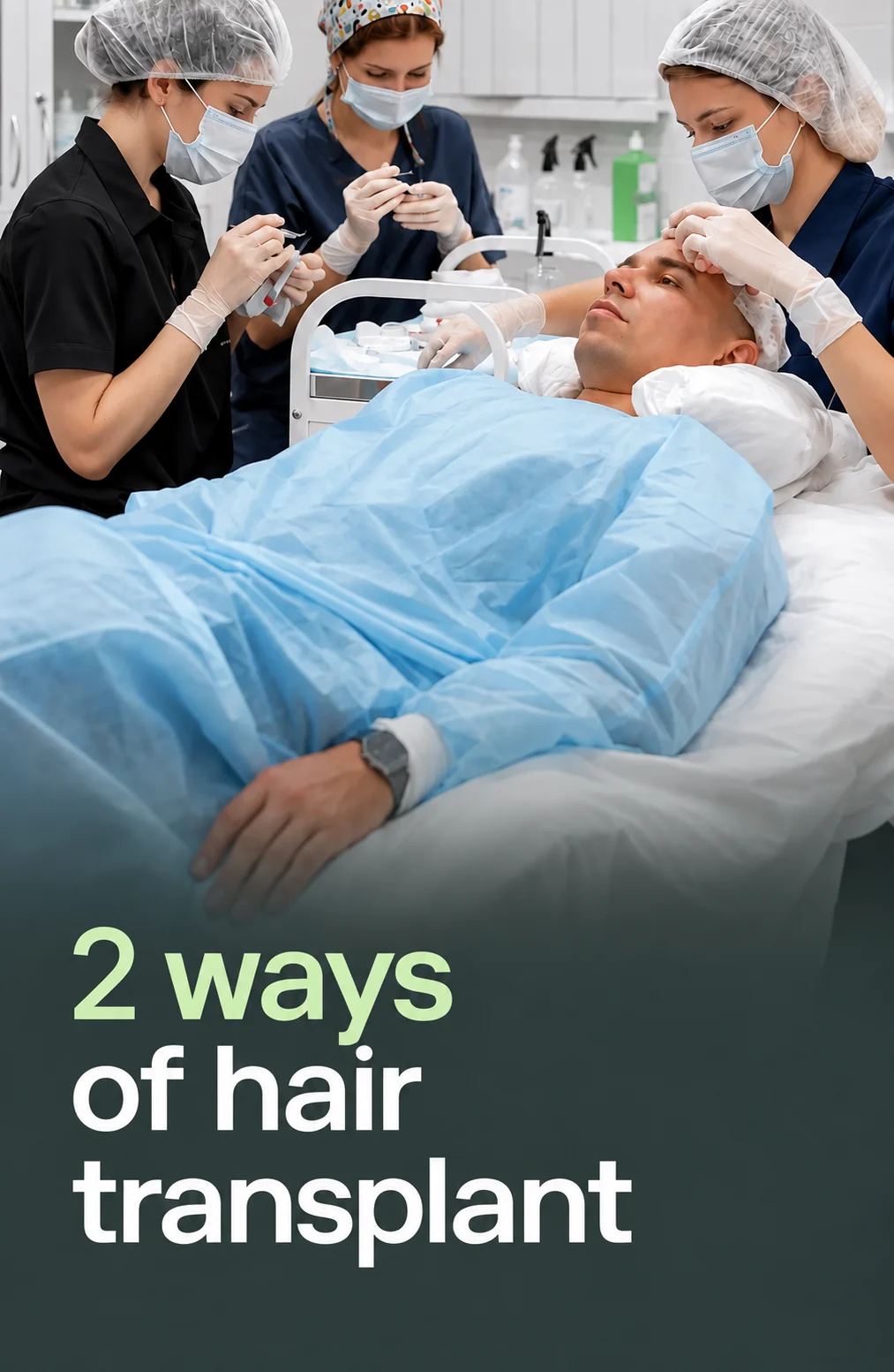 Video about hair transplants at City Medical Centre, clip 5