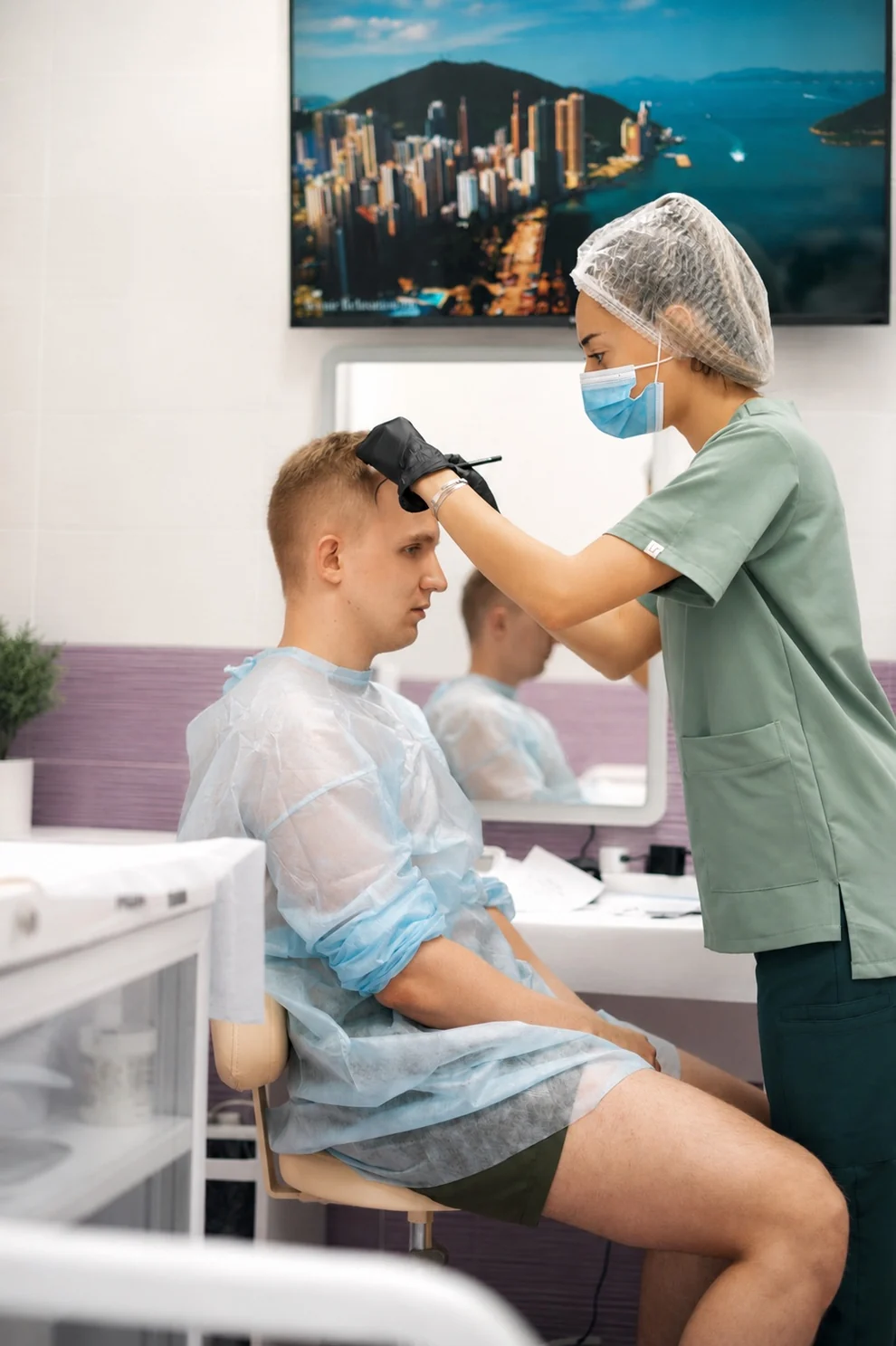 A doctor's appointment at City Medical Centre