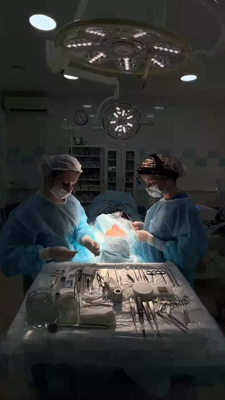 Operating room before rhinoplasty