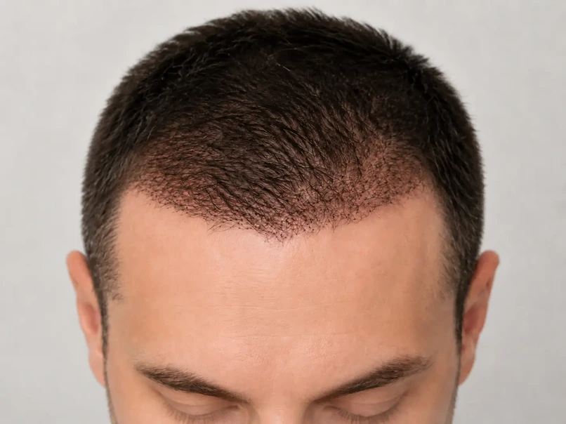 Growth begins after a hair transplant, 3-4 months